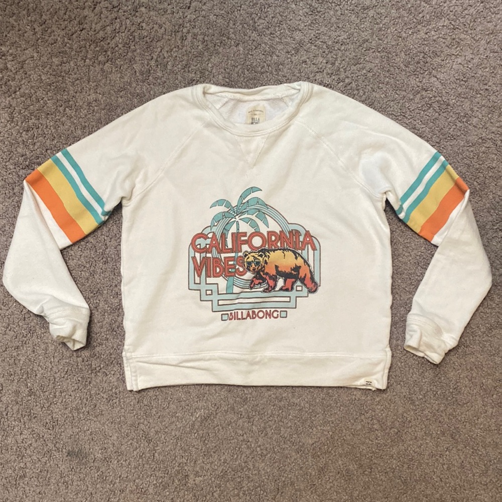 Girls SZ Med Billabong sweatshirt.